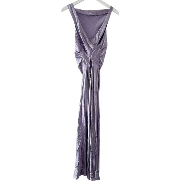 New Reformation Casette Silk Dress - Picture 3 of 5